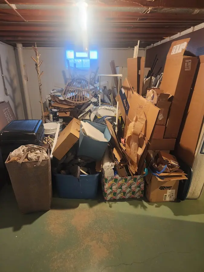 Roll-off dumpster container at job site for Construction Dumpster Rental in Ashland